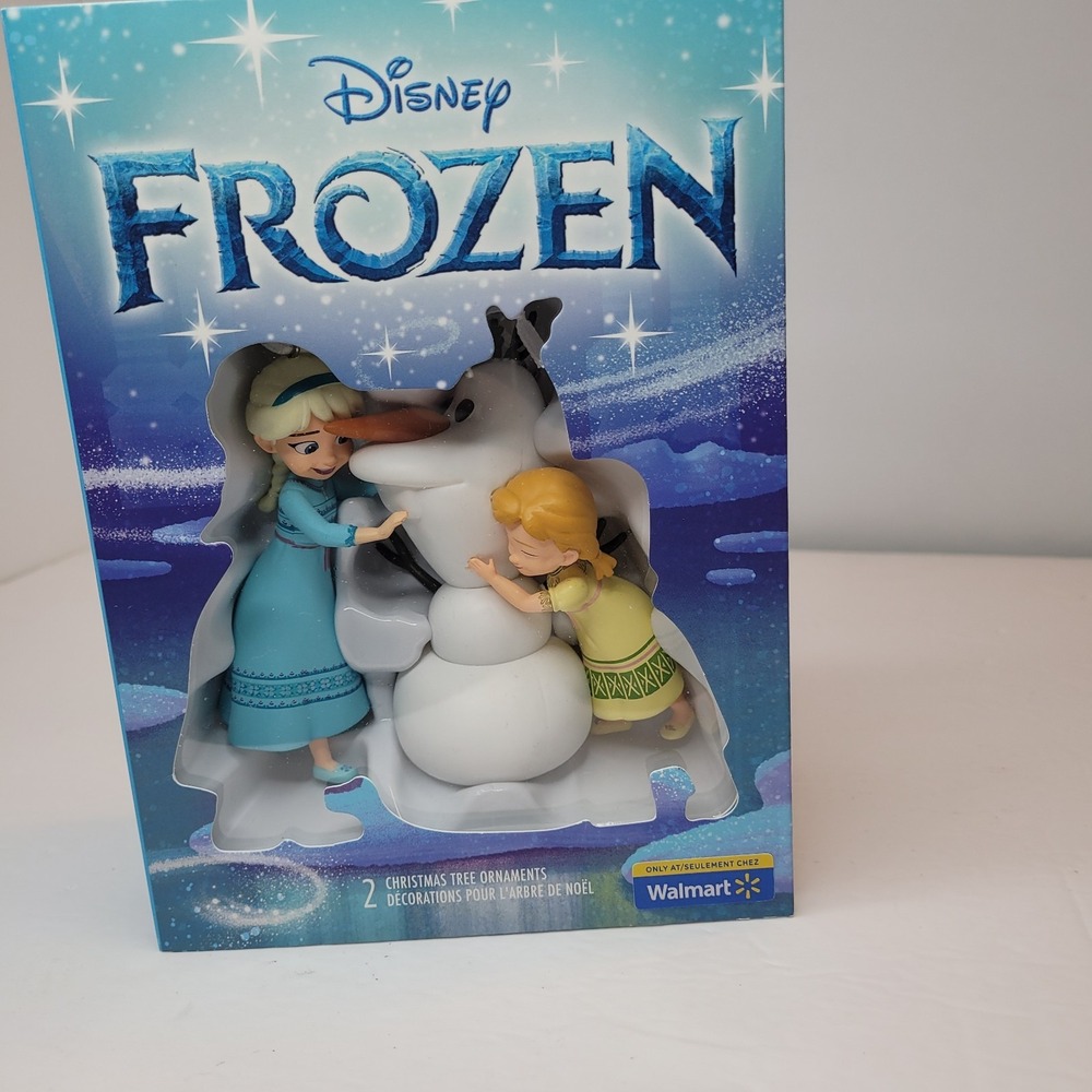 Hallmark Disney Frozen 2 Christmas Ornaments Elsa & Olaf Set in Box Walmart Excl
